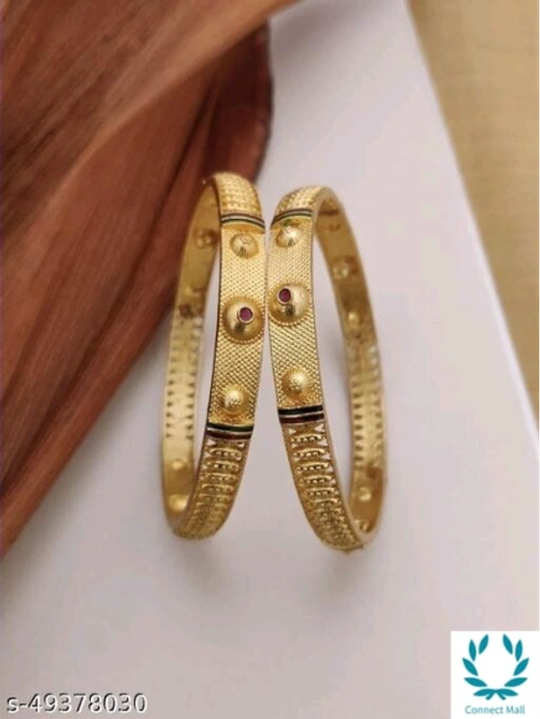 Gold Micro Plating Bengal with American Diamond Stones - 2.6